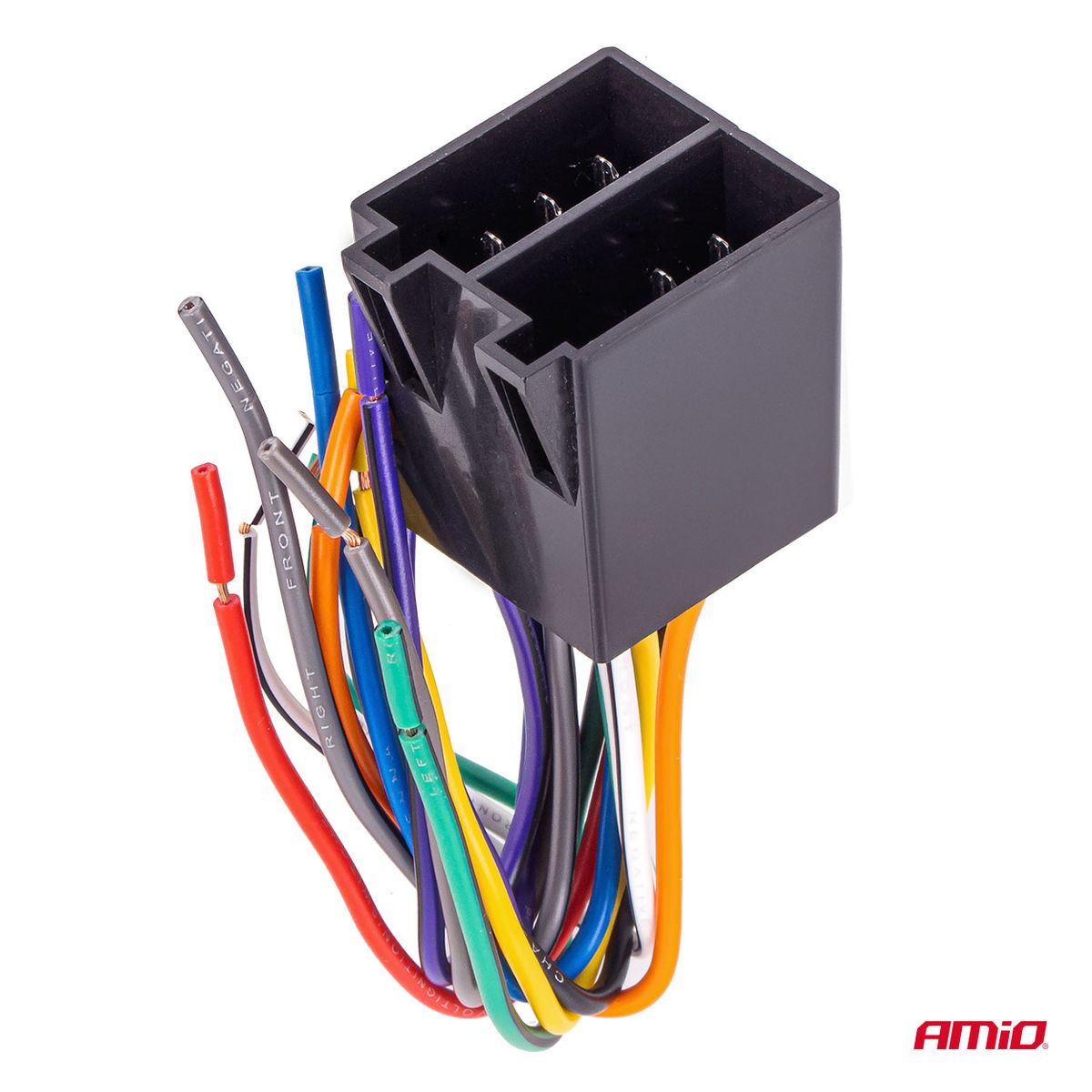 CONNECTEUR ISO MALE CCA 13 BROCHES 5A 12V AMIO