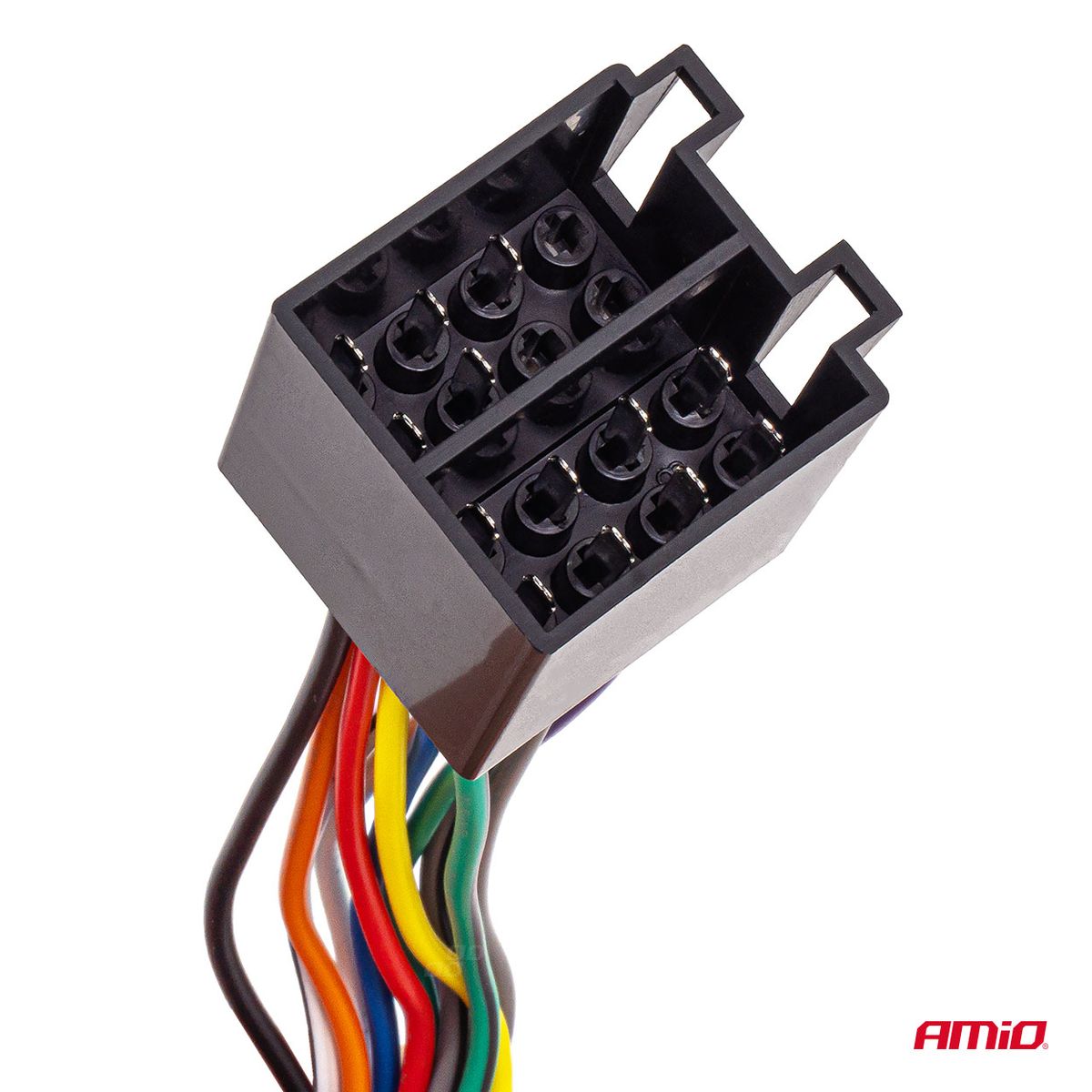 CONNECTEUR ISO MALE CCA 13 BROCHES 5A 12V AMIO