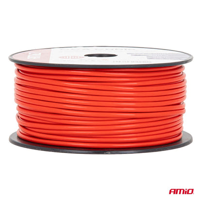 CÂBLE MONOCONDUCTEUR ROUGE CCA 1.5 MM² - BOBINE DE 50M AMIO