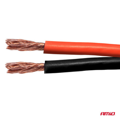 BOBINE CÂBLE HAUT-PARLEUR DEUX CONDUCTEURS CCA 2X1.5MM2 100M 7.5A AMIO