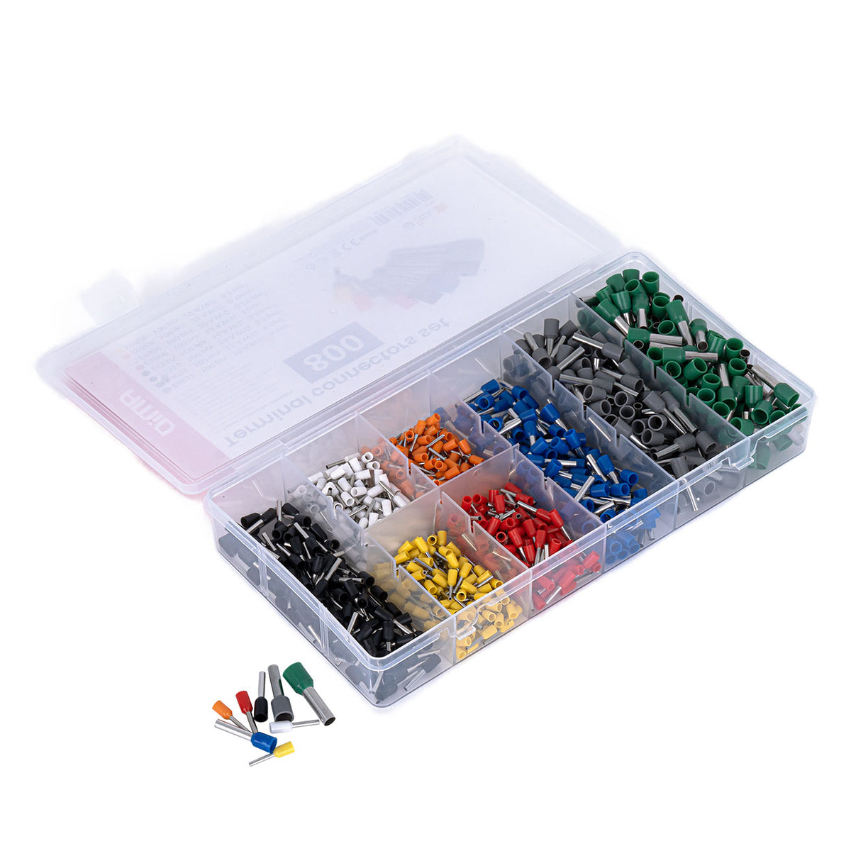 COFFRET EMBOUTS DE CABLAGE 800 PIECES AMIO