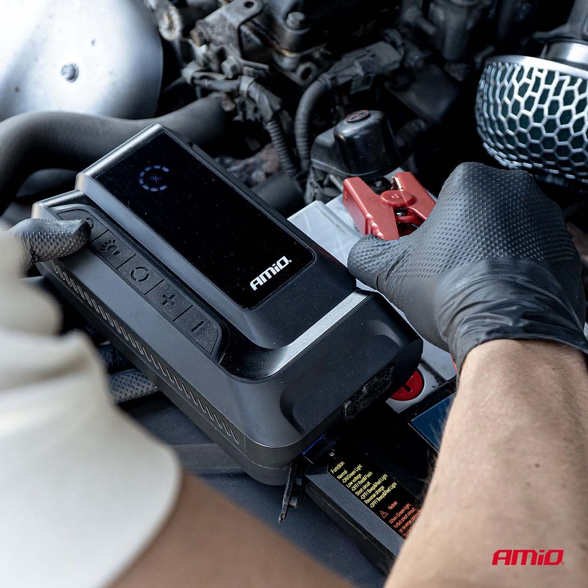BOOSTER DE BATTERIE 4 EN 1 - 12 V AMIO