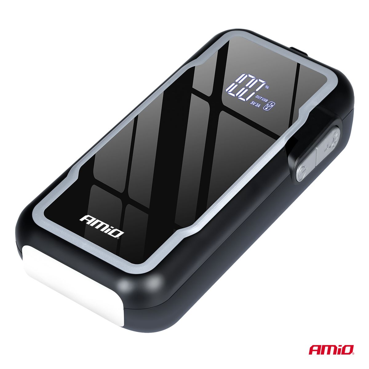 BOOSTER DEMARREUR 12V 1600A MAX 12000MAH 2XUSB LAMPE AMIO