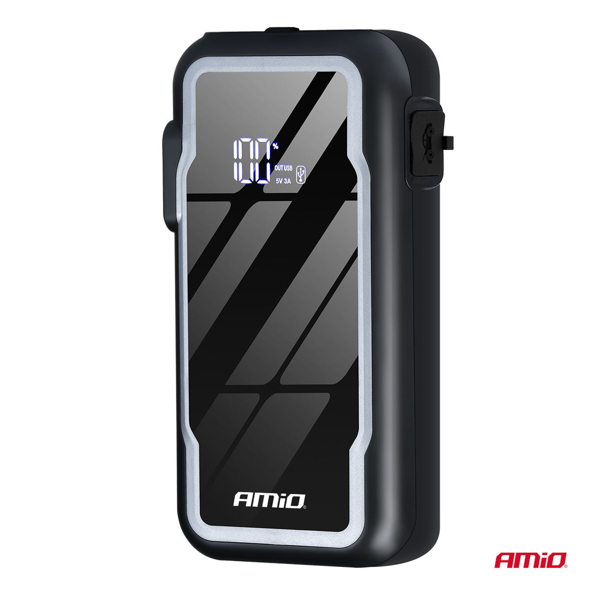 BOOSTER DEMARREUR 12V 1600A MAX 12000MAH 2XUSB LAMPE AMIO
