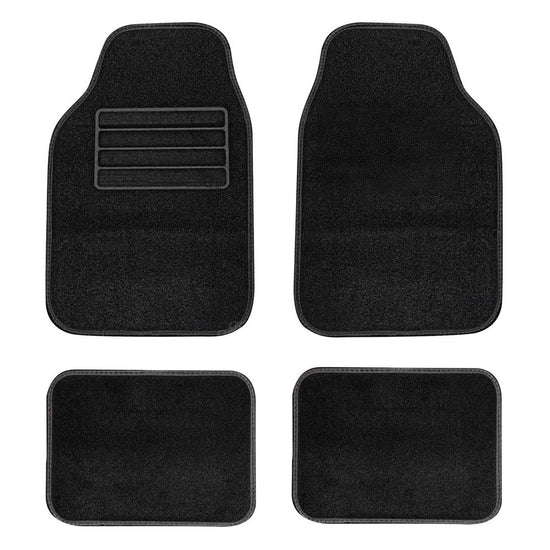 JEU DE 4 TAPIS DE SOL EN TISSU UNIVERSEL ANTI DERAPANT AMIO
