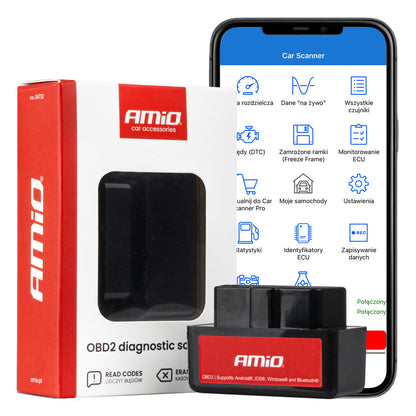 SCANNER DE DIAGNOSTIC OBD2 SANS FIL BLUETOOTH - MINI