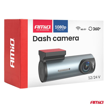 CAMERA EMBARQUEE DASHCAM 1K WLAN 128GB WIFI FULL HD AMIO