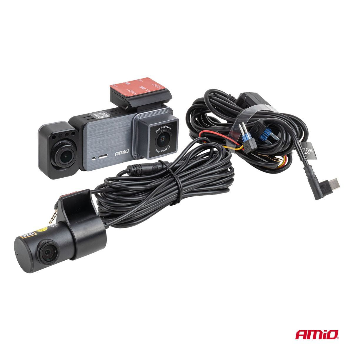 CAMERA EMBARQUEE DASHCAM AV + AR 4K +1K +2K WLAN 512GB WIFI UHD AMIO