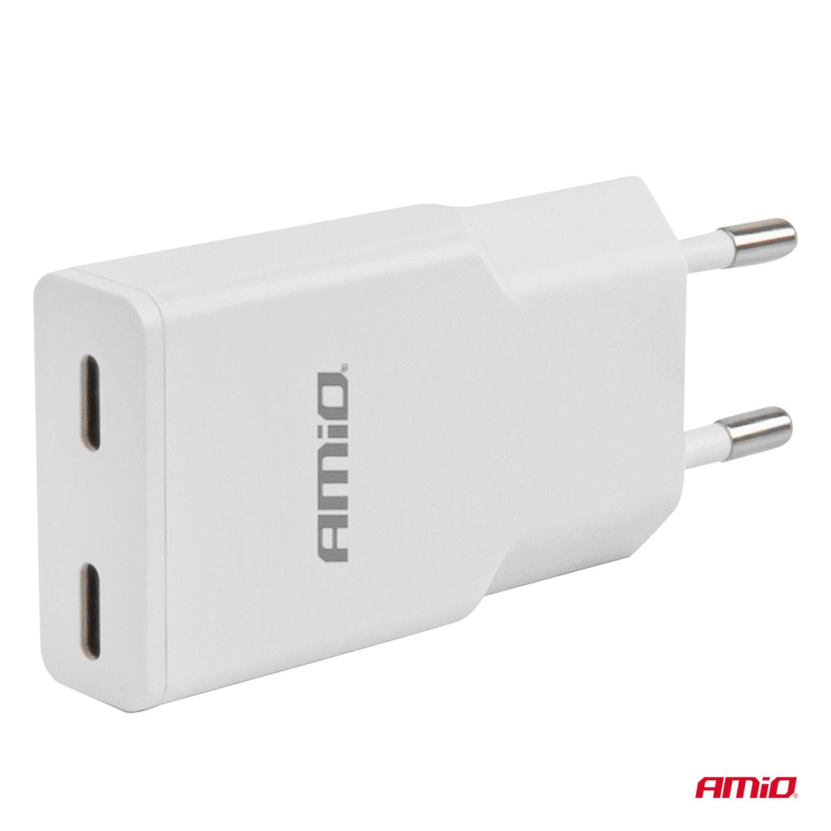 CHARGEUR MURAL 2XUSB-C 230V 30W AMIO