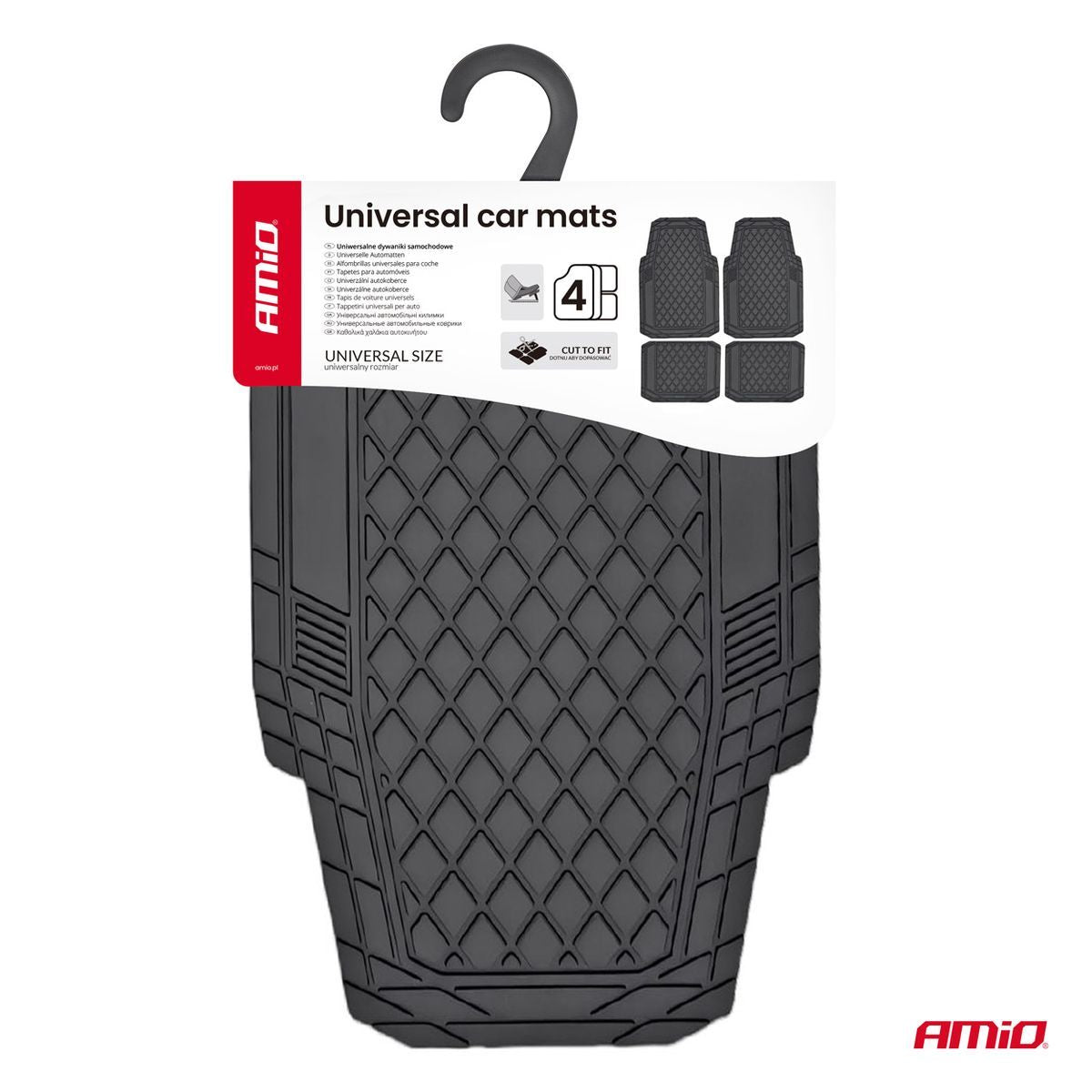 JEU DE 4 TAPIS PVC UNIVERSELS CM-03 AMIO