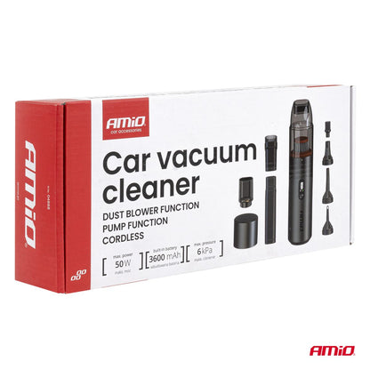 ASPIRATEUR SANS FIL 50W GONFLEUR SOUFFLEUR AVEC EMBOUTS AMIO