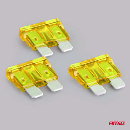 FUSIBLES STANDARD 20A 3 PCS AMIO