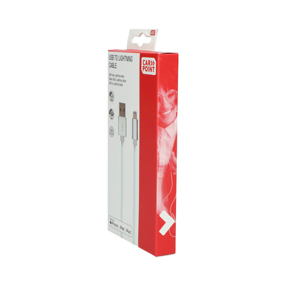 CÂBLE USB A VERS LIGHTNING 8 PIN - 1 M ADAPTABLE POUR APPLE - CARPOINT