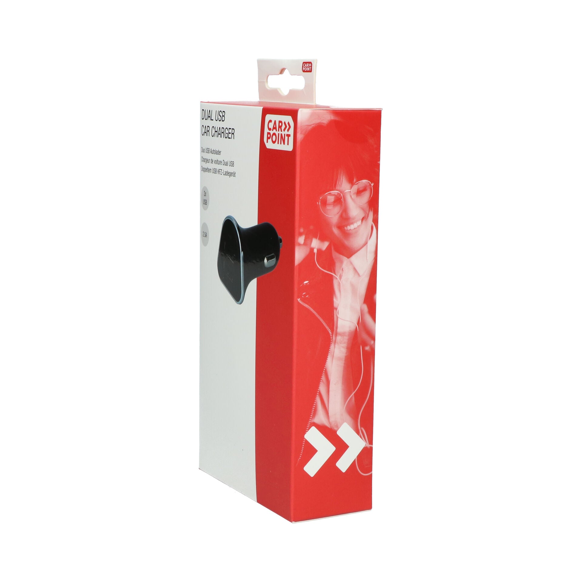 CHARGEUR ALLUME CIGARE 12/24V 2XUSB 2.4 AMP CARPOINT