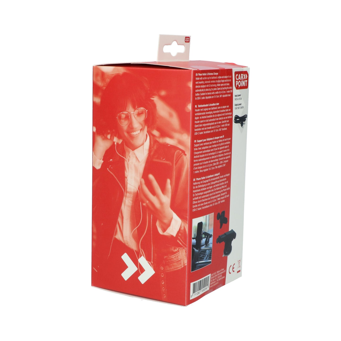 SUPPORT DE TELEPHONE 3 EN 1 AVEC CHARGEUR QI SANS FIL CARPOINT