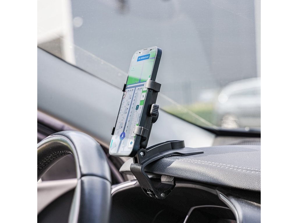 SUPPORT DE TELEPHONE PLIABLE PIVOTANT A CLIPSER CARPOINT