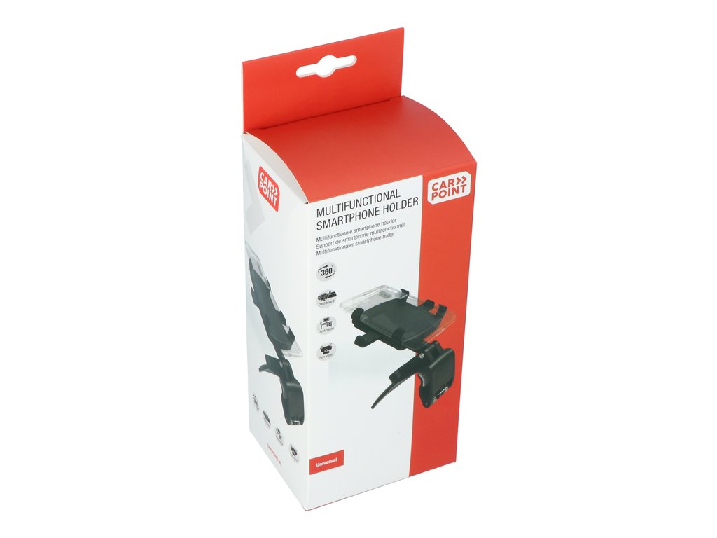 SUPPORT DE TELEPHONE PLIABLE PIVOTANT A CLIPSER CARPOINT
