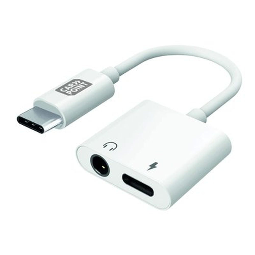 ADAPTATEUR 2 EN 1 USB-C-> AUX & USB-C