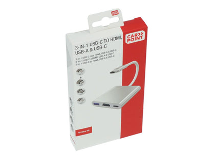 ADAPTATEUR 3 EN 1 USB-C-> HDMI/USB-A/USB-C
