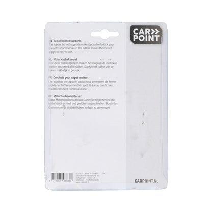 JEU DE 2 ATTACHES CAPOT CAOUTCHOUC CARPOINT