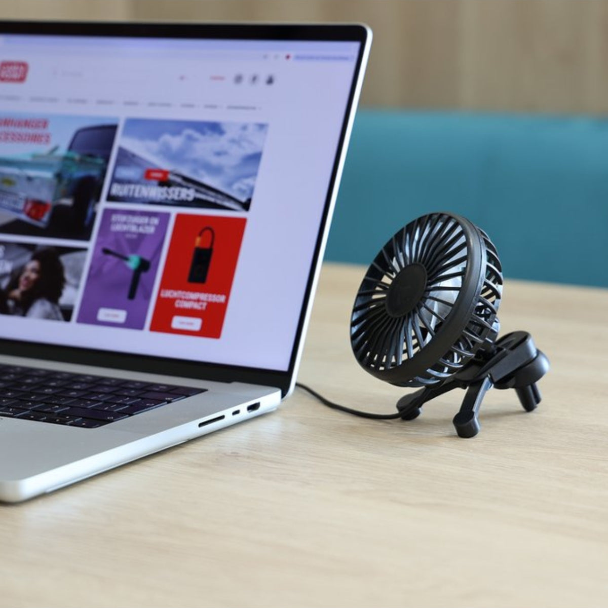 VENTILATEUR USB POUR GRILLE DE VENTILATION CARPOINT