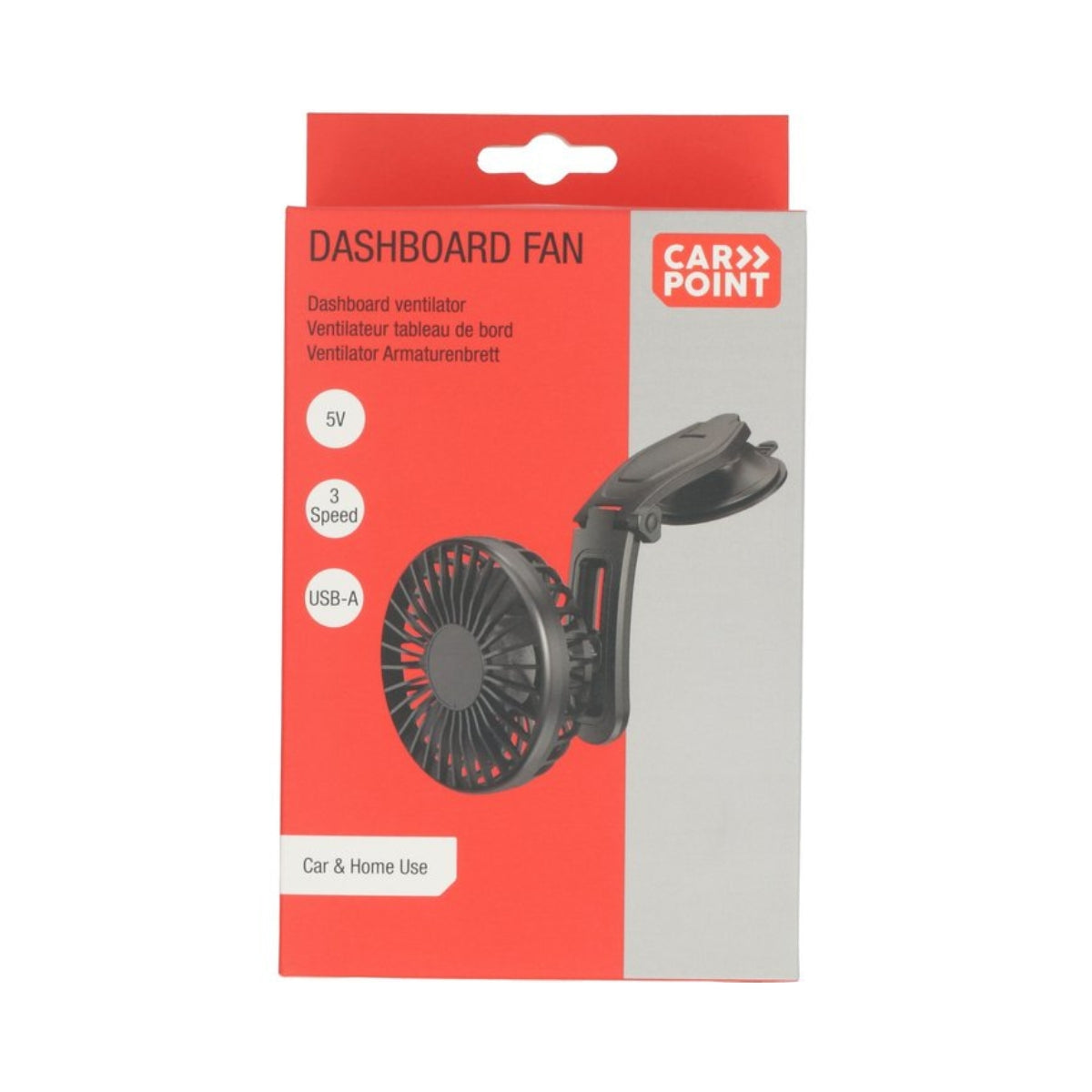 VENTILATEUR USB AVEC MONTAGE SUR VENTOUSE CARPOINT