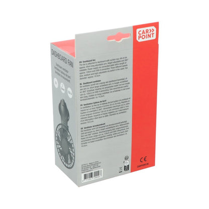 VENTILATEUR USB AVEC MONTAGE SUR VENTOUSE CARPOINT