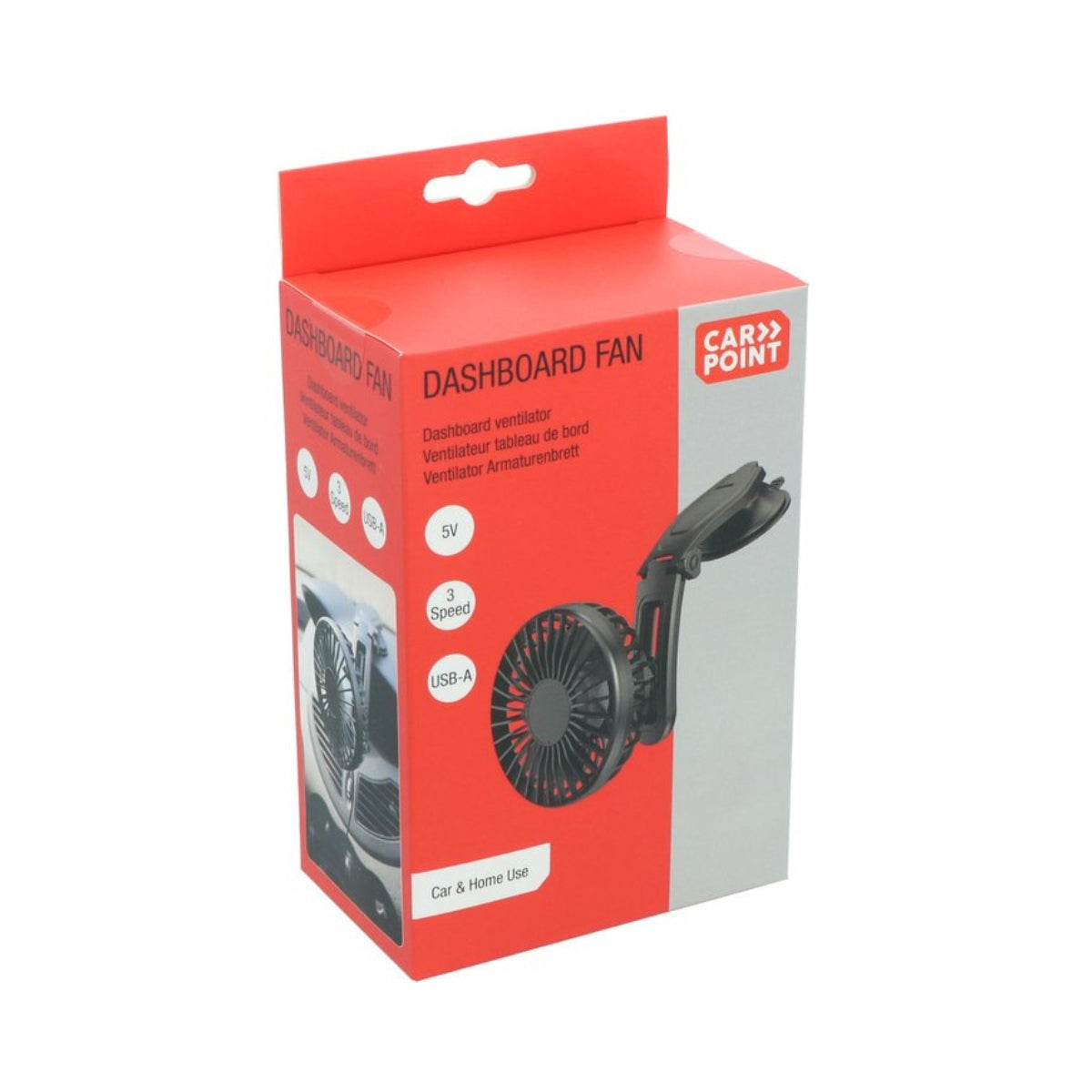 VENTILATEUR USB AVEC MONTAGE SUR VENTOUSE CARPOINT