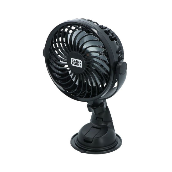 VENTILATEUR USB RECHARGEABLE FIXATION VENTOUS CARPOINT