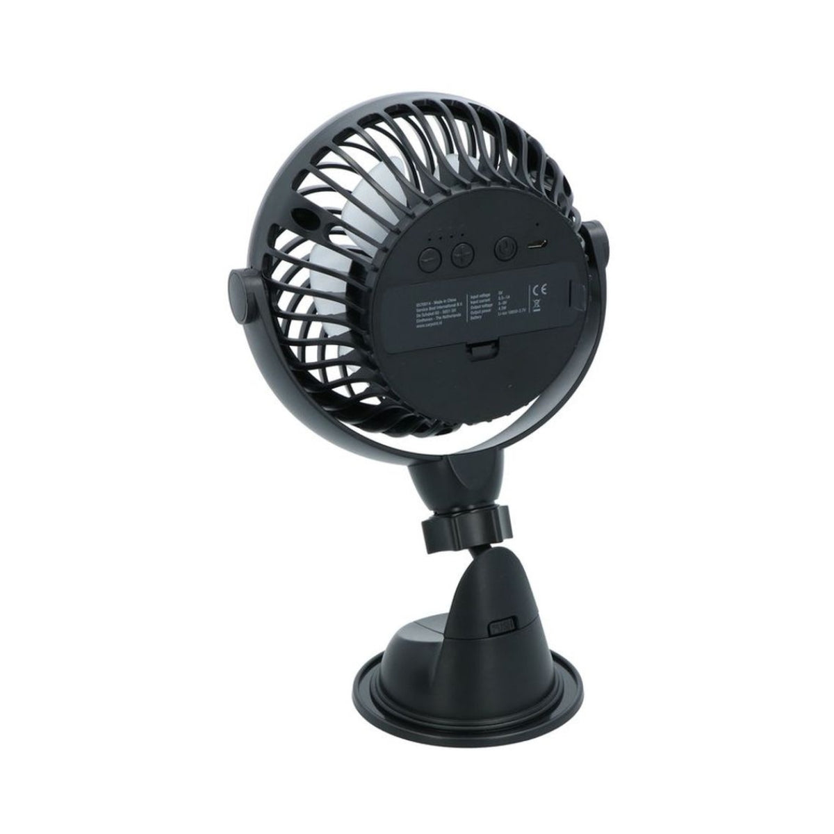 VENTILATEUR USB RECHARGEABLE FIXATION VENTOUS CARPOINT