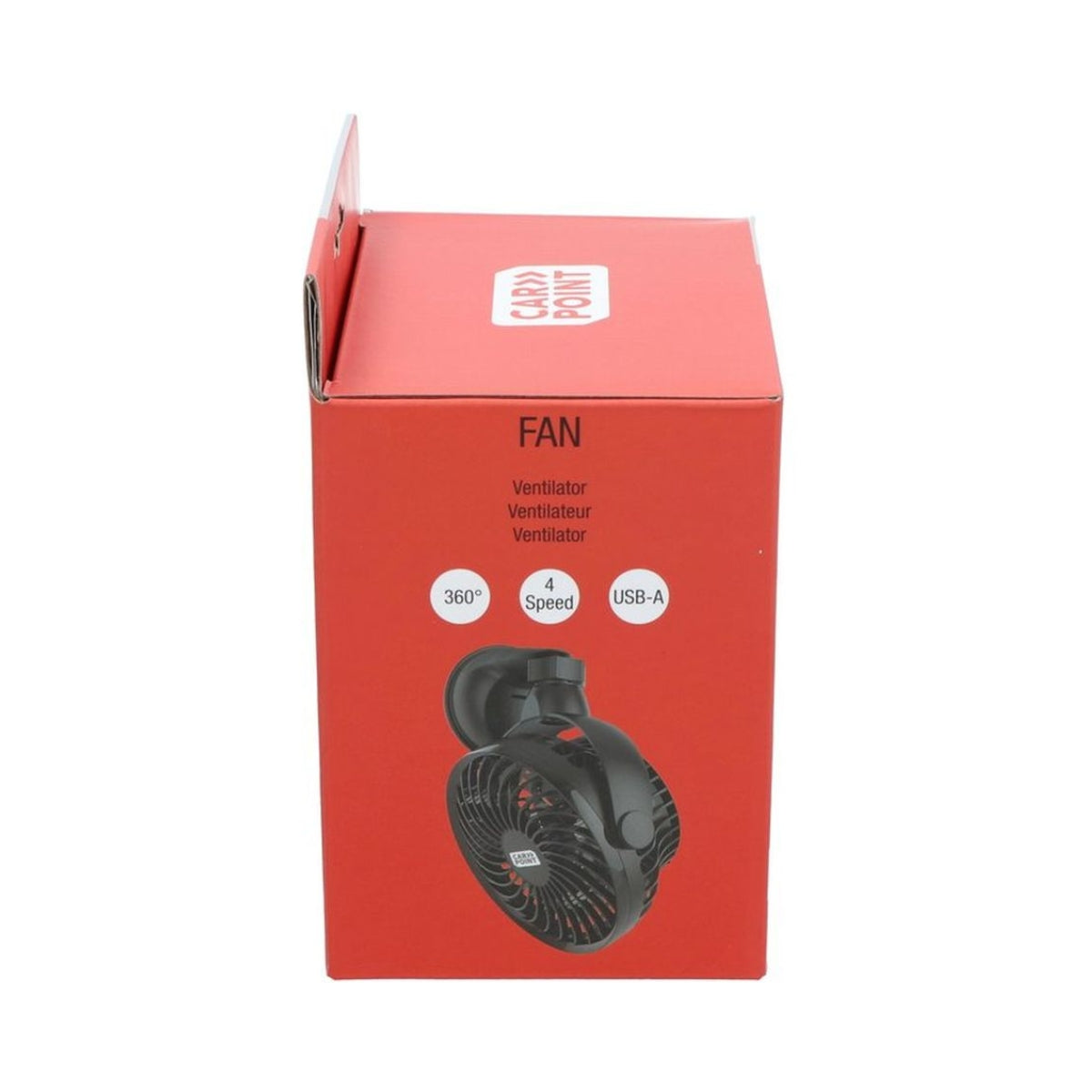 VENTILATEUR USB RECHARGEABLE FIXATION VENTOUS CARPOINT