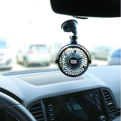 VENTILATEUR USB RECHARGEABLE FIXATION VENTOUS CARPOINT
