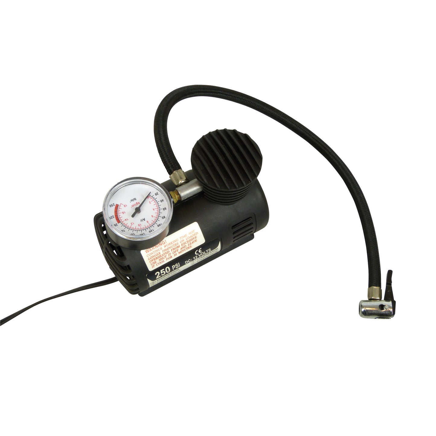 MINI COMPRESSEUR D'AIR 17BAR/250PSI 12V