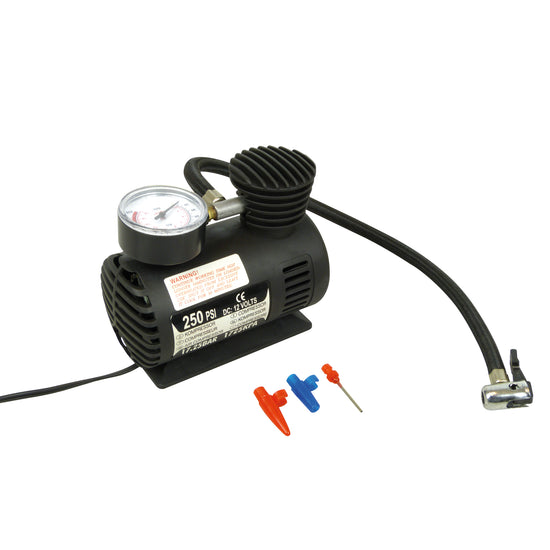 MINI COMPRESSEUR D'AIR 17BAR/250PSI 12V
