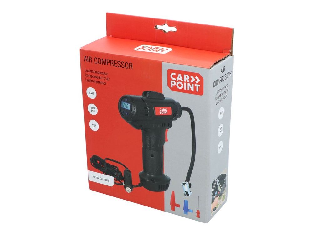 COMPRESSEUR GONFLEUR 12V 54W EN FORME DE PERCEUSE