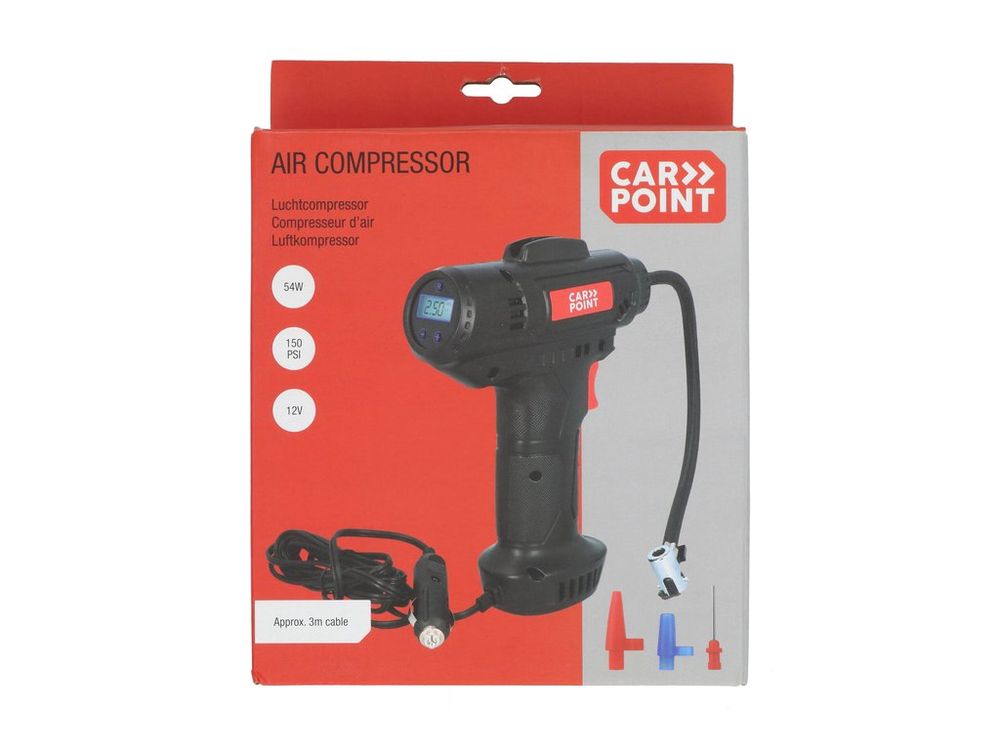 COMPRESSEUR GONFLEUR 12V 54W EN FORME DE PERCEUSE