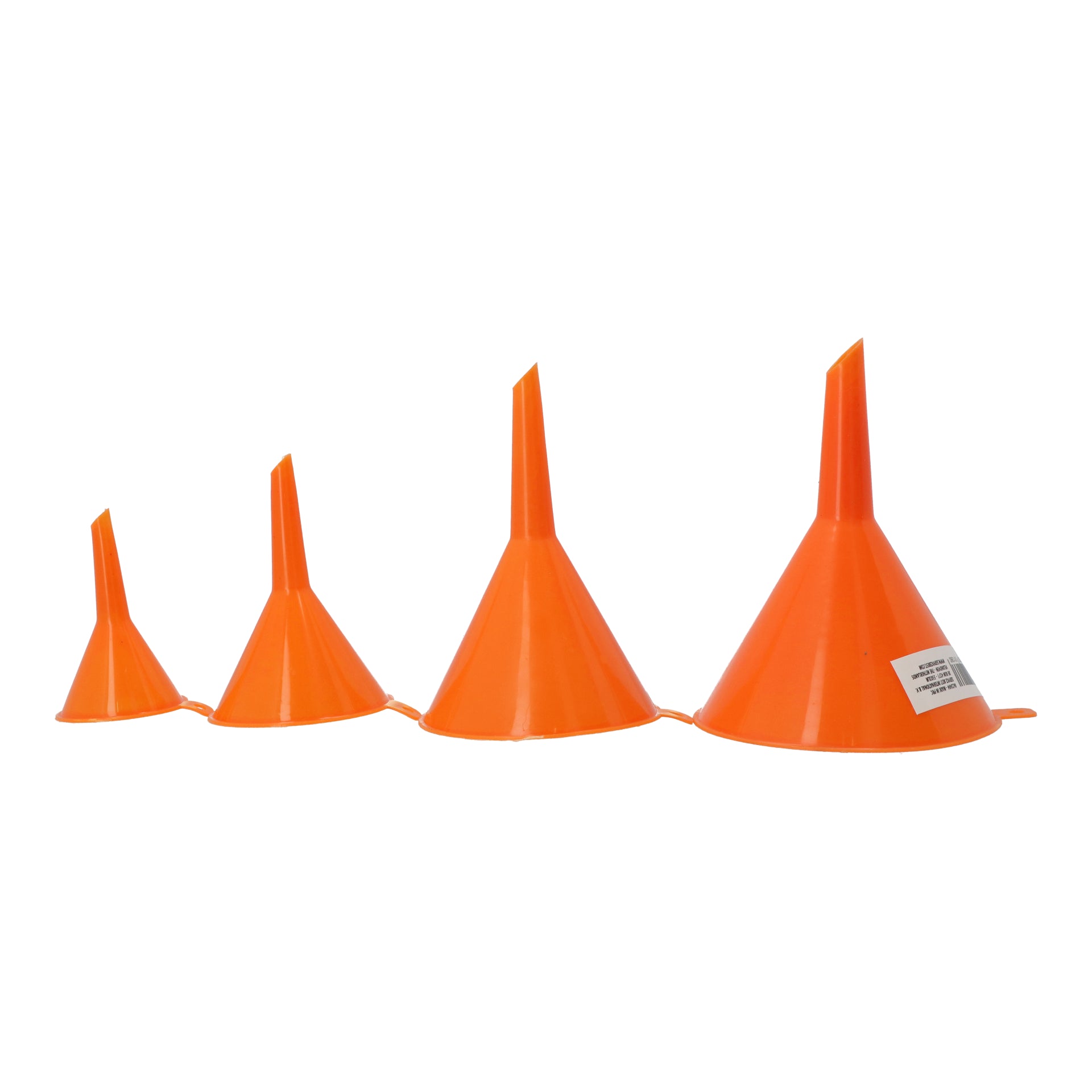 JEU DE 4 ENTONNOIRS ORANGE