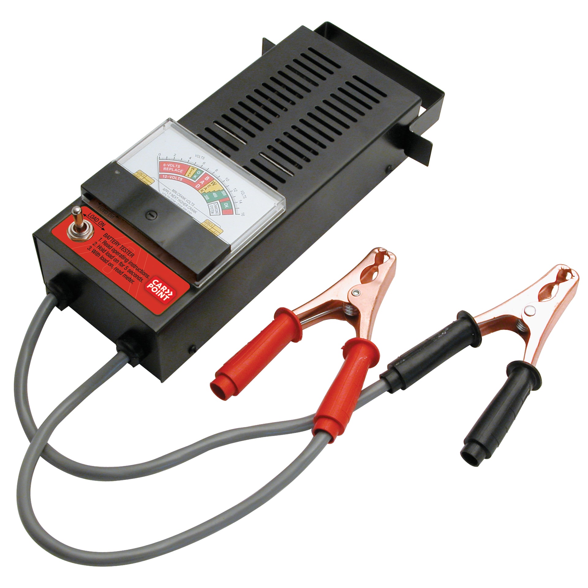 TESTEUR DE BATTERIE PROFESSIONNEL 6/12V