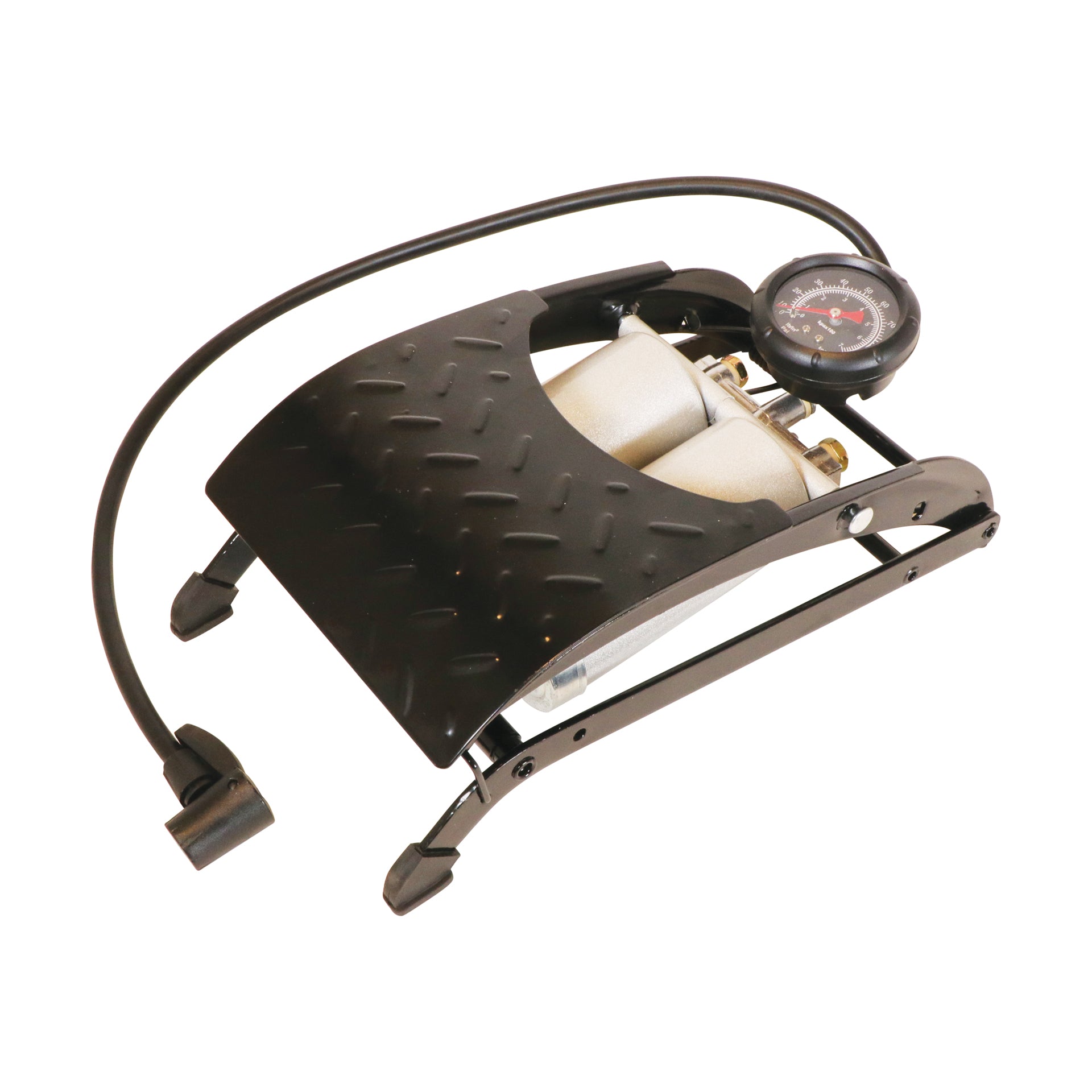 POMPE A PIED DOUBLE CYLINDRE  PREMIUM  MAX. 7BAR TUV/GS