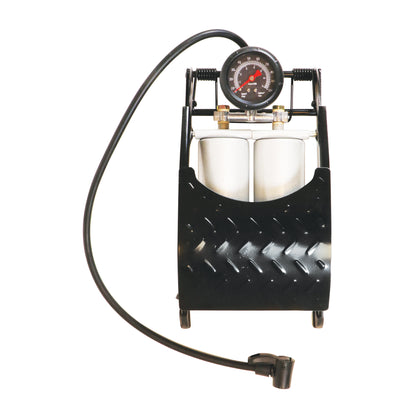 POMPE A PIED DOUBLE CYLINDRE  PREMIUM  MAX. 7BAR TUV/GS