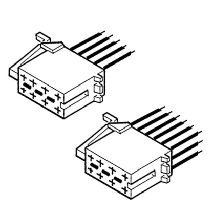 FAISCEAU DE BRANCHEMENT RAL MALE ISO POWER & SPEAKER