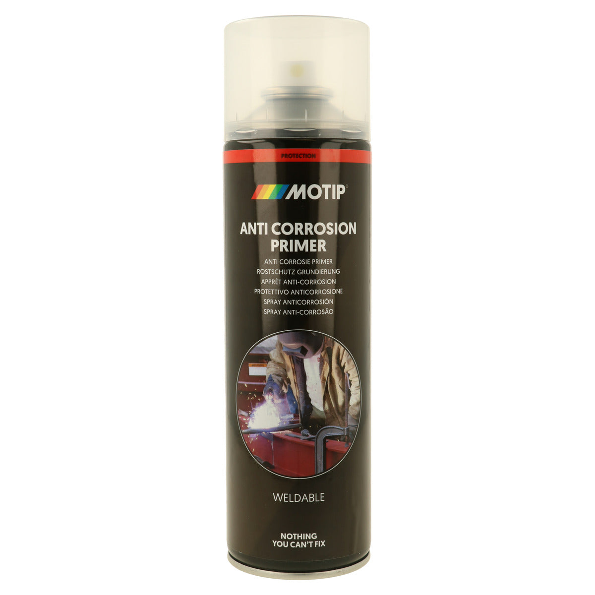 APPRET (PRIMER) ANTICORROSION ROUGE AEROSOL 500ML MOTIP
