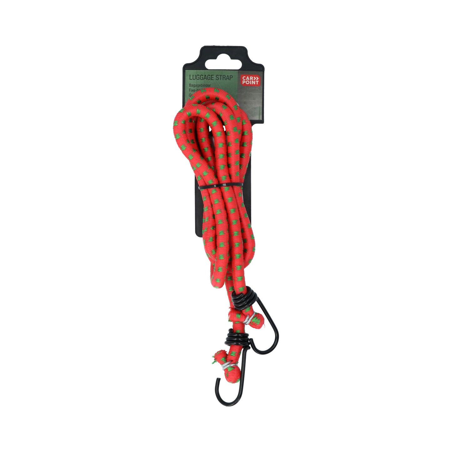 TENDEUR ELASTIQUE ROUGE AVEC CROCHETS   Ø10MM 150CM