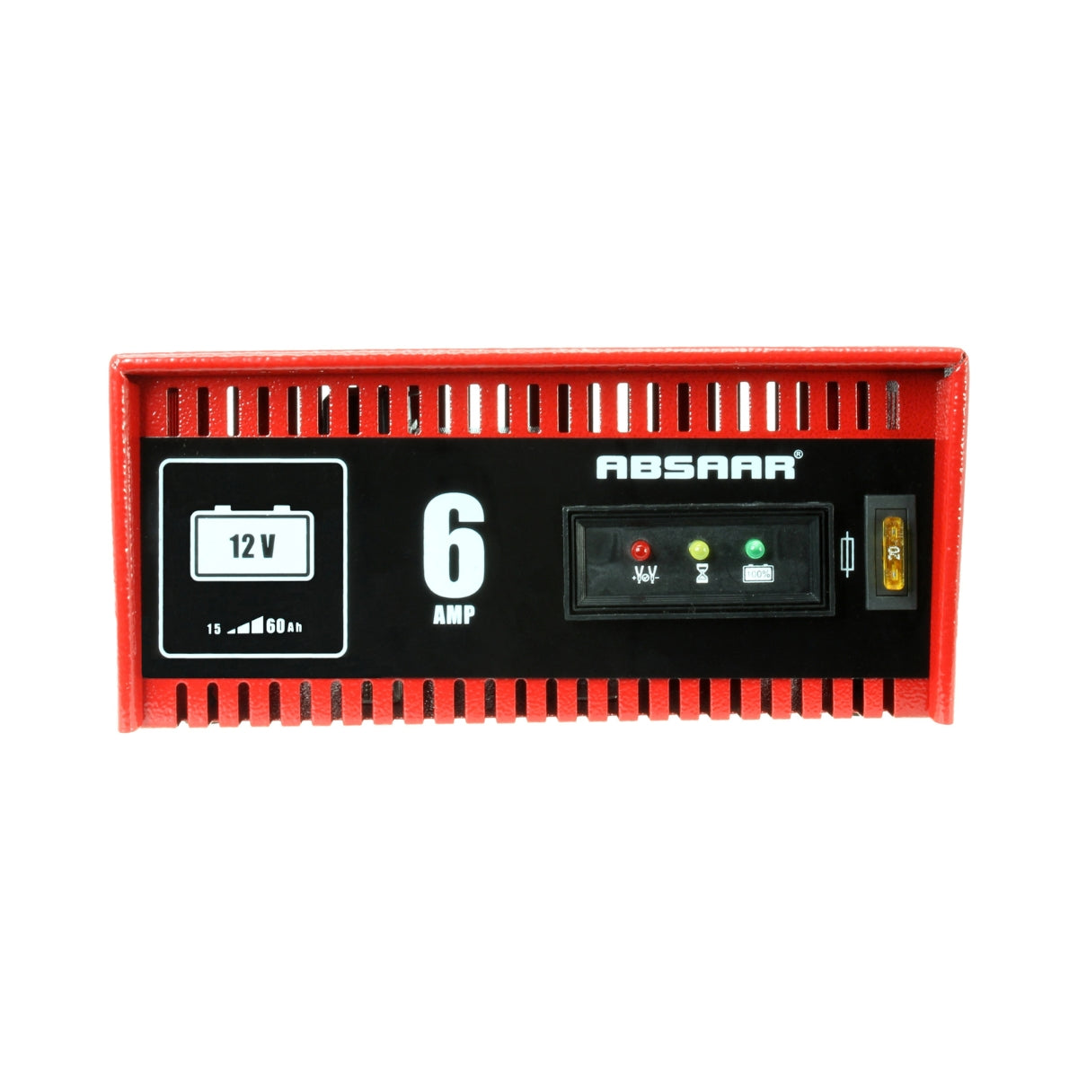 Chargeur batterie ABSAAR 12 V 6 A - détails