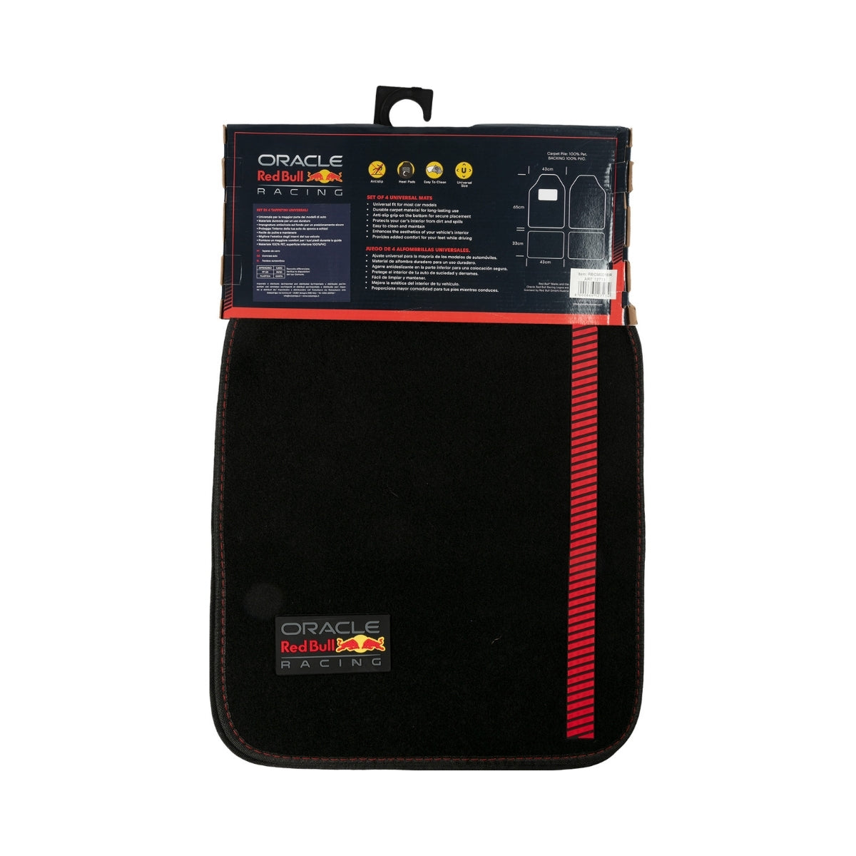 4 TAPIS DE SOL ORACLE RED BULL RACING