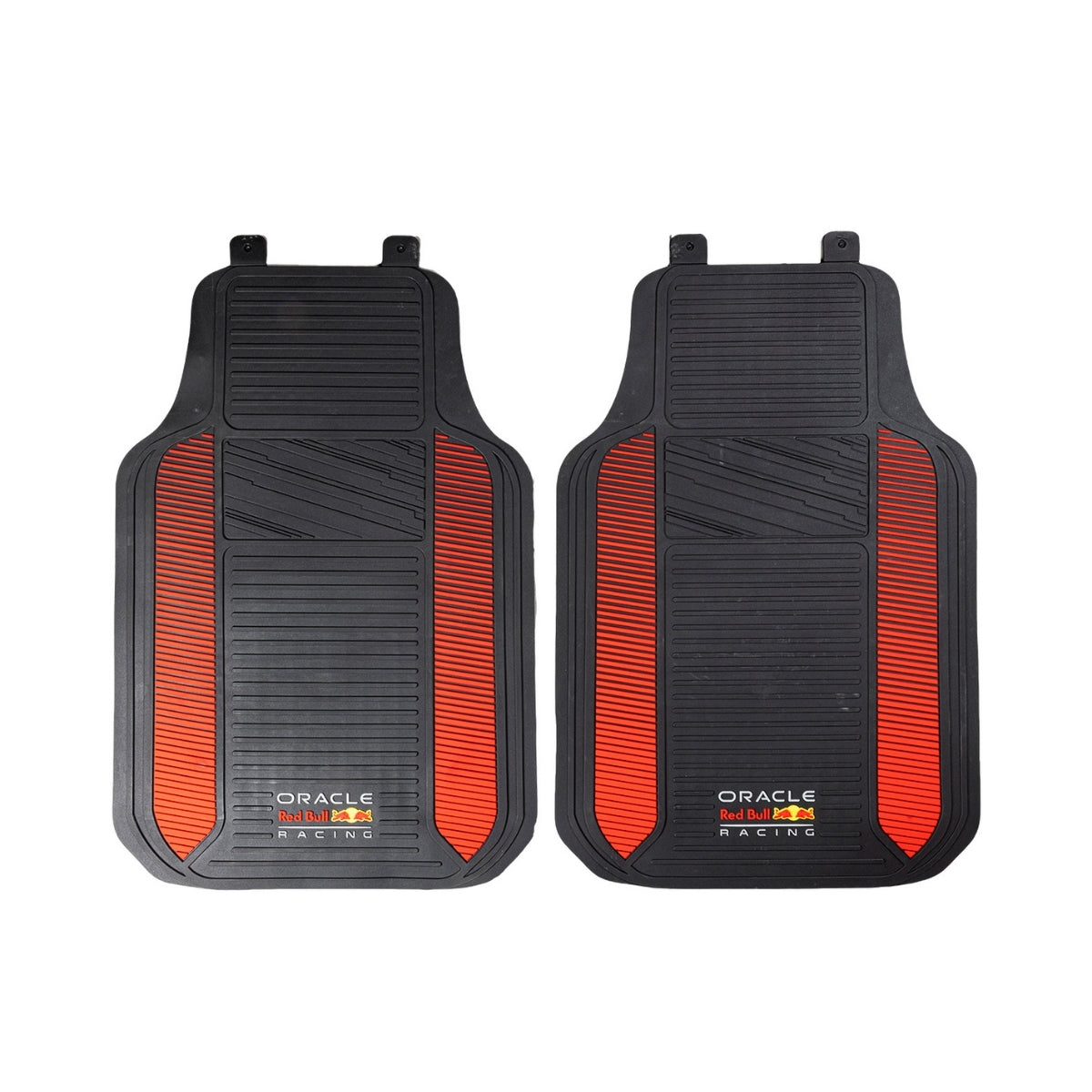 JEU DE 2 TAPIS PVC NOIR/ROUGE ORACLE RED BULL RACING