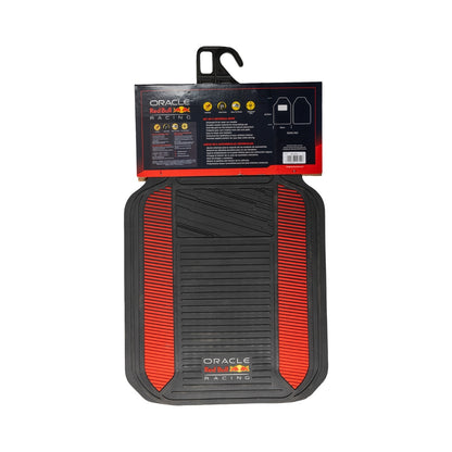 JEU DE 2 TAPIS PVC NOIR/ROUGE ORACLE RED BULL RACING