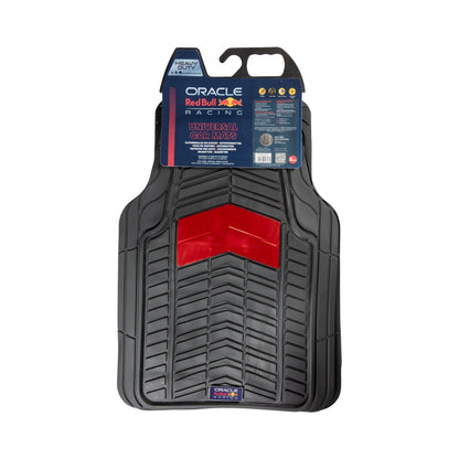 JEU 3 TAPIS (2 AV + 1 PONT AR) PVC NOIR/ROUGE ORACLE RED BULL RACING