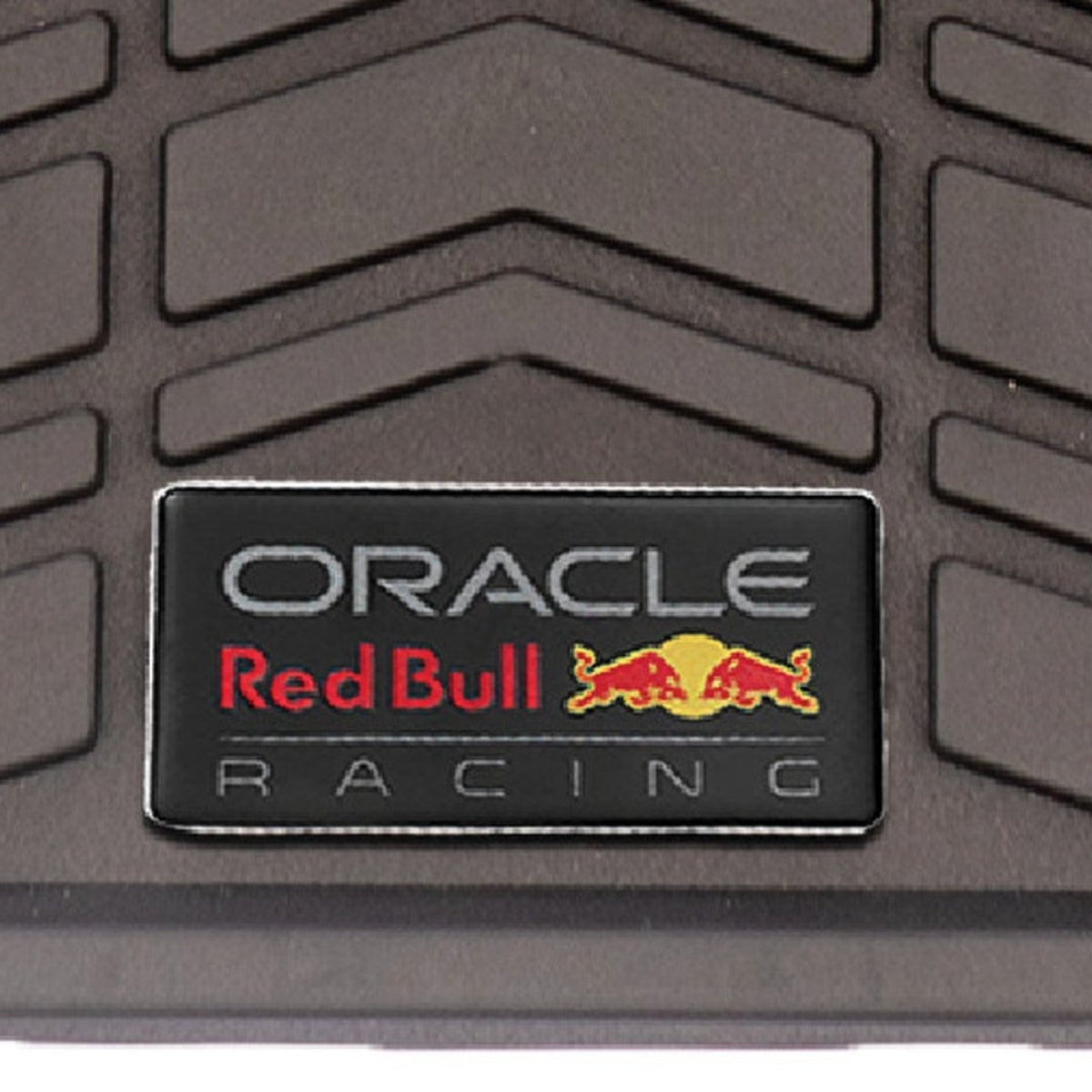 JEU 3 TAPIS (2 AV + 1 PONT AR) PVC NOIR/ROUGE ORACLE RED BULL RACING