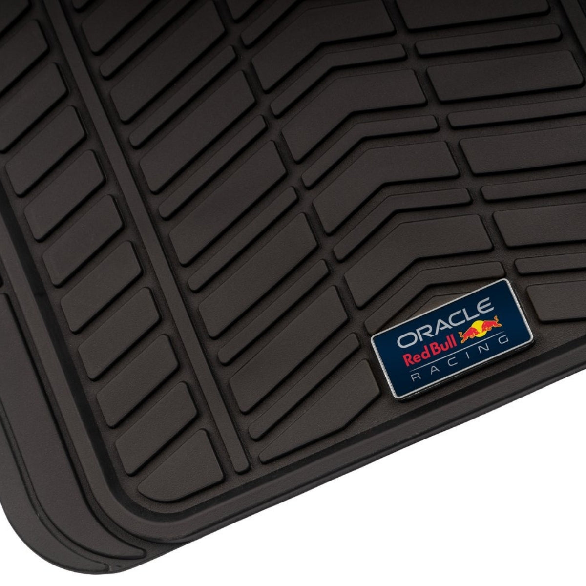 JEU 3 TAPIS (2 AV + 1 PONT AR) PVC NOIR/ROUGE ORACLE RED BULL RACING
